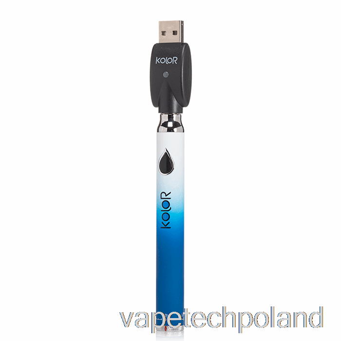 Vape Tech Polska Liść Buddi Kolor Twist Slim 650mah Bateria Niebieska